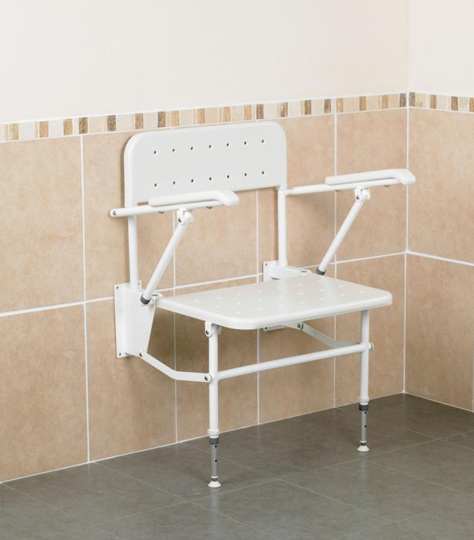 Bariatric Extra Wide WallMounted Shower Seat (61cm) SYNC Living