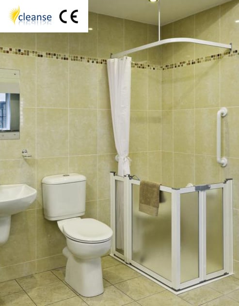 Cleanse Half Height Shower Doors Sync Living