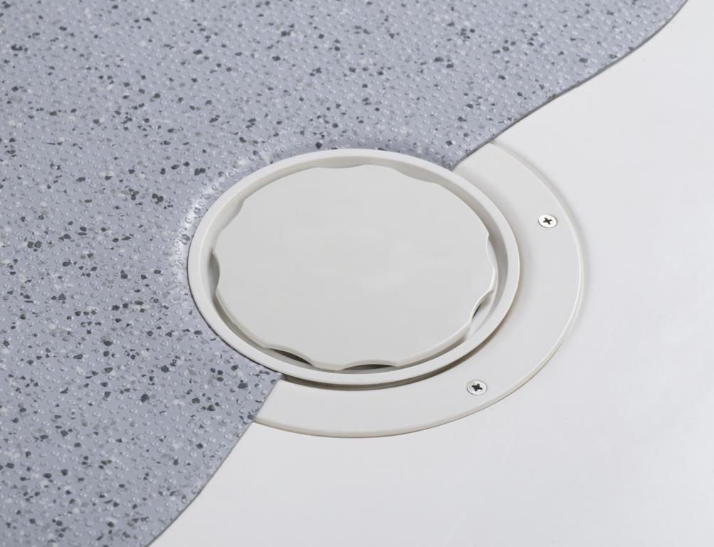Vinyl Floor Shower Waste SYNC Living