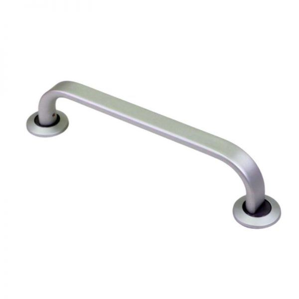 Brushed Aluminium D-Shaped Rail