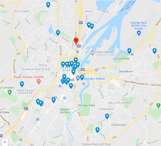 Line of Duty Season 6 Filming Locations Map