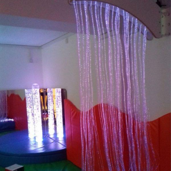 Calming LED Fibre Optic Wall Cascade