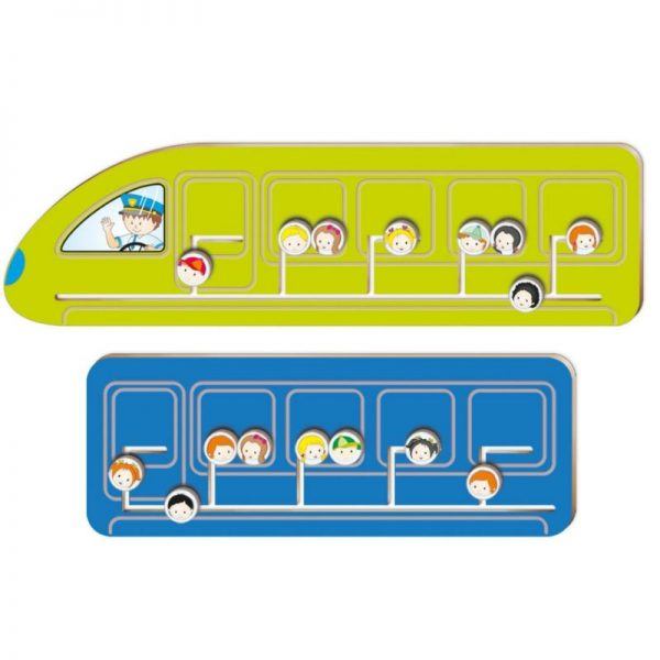 Train Coach Sensory Panel